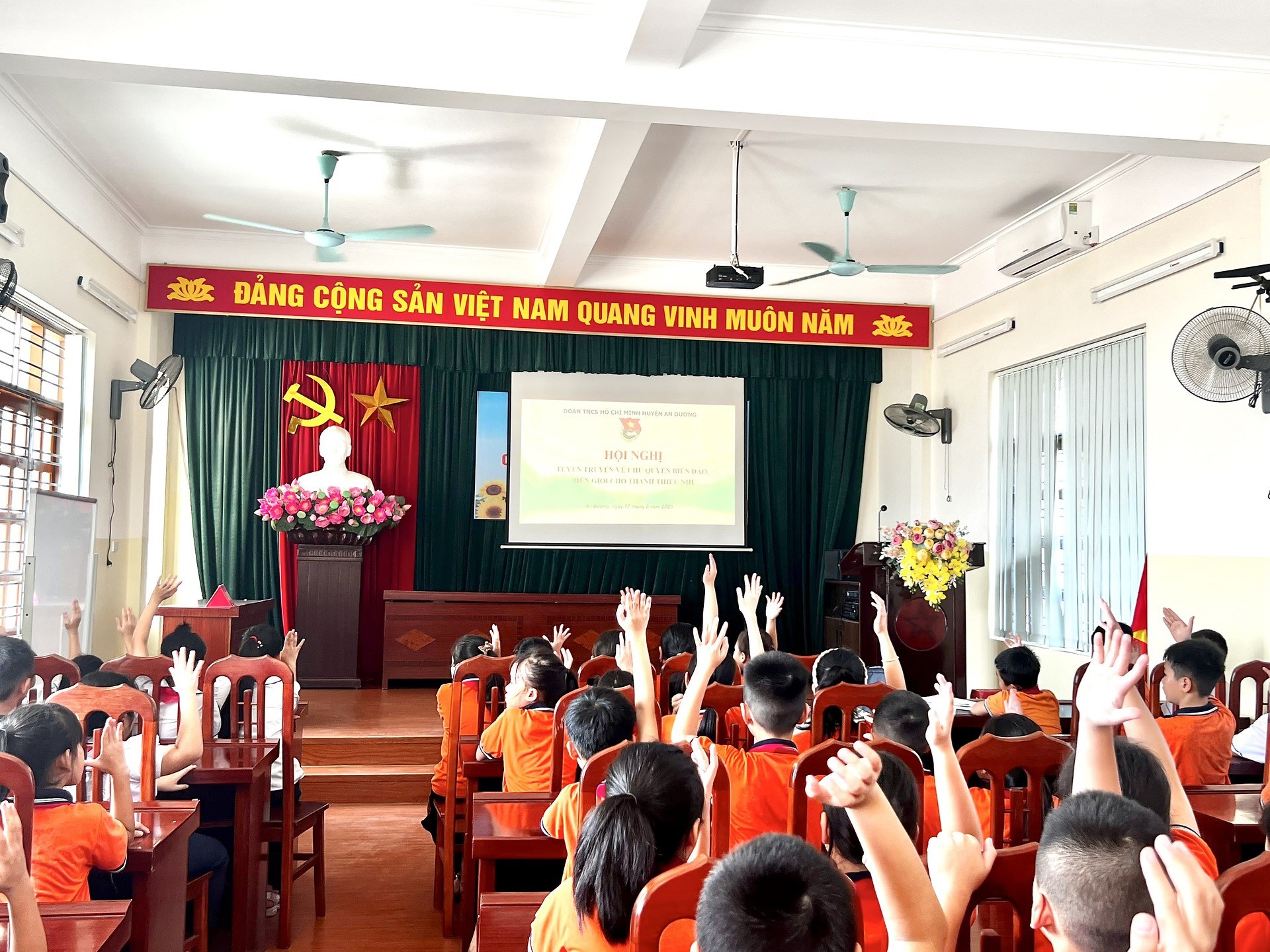 Hội nghị Tuyên truyền Chủ quyền biển đảo, biên giới cho các em thiếu nhi tại huyện An Dương