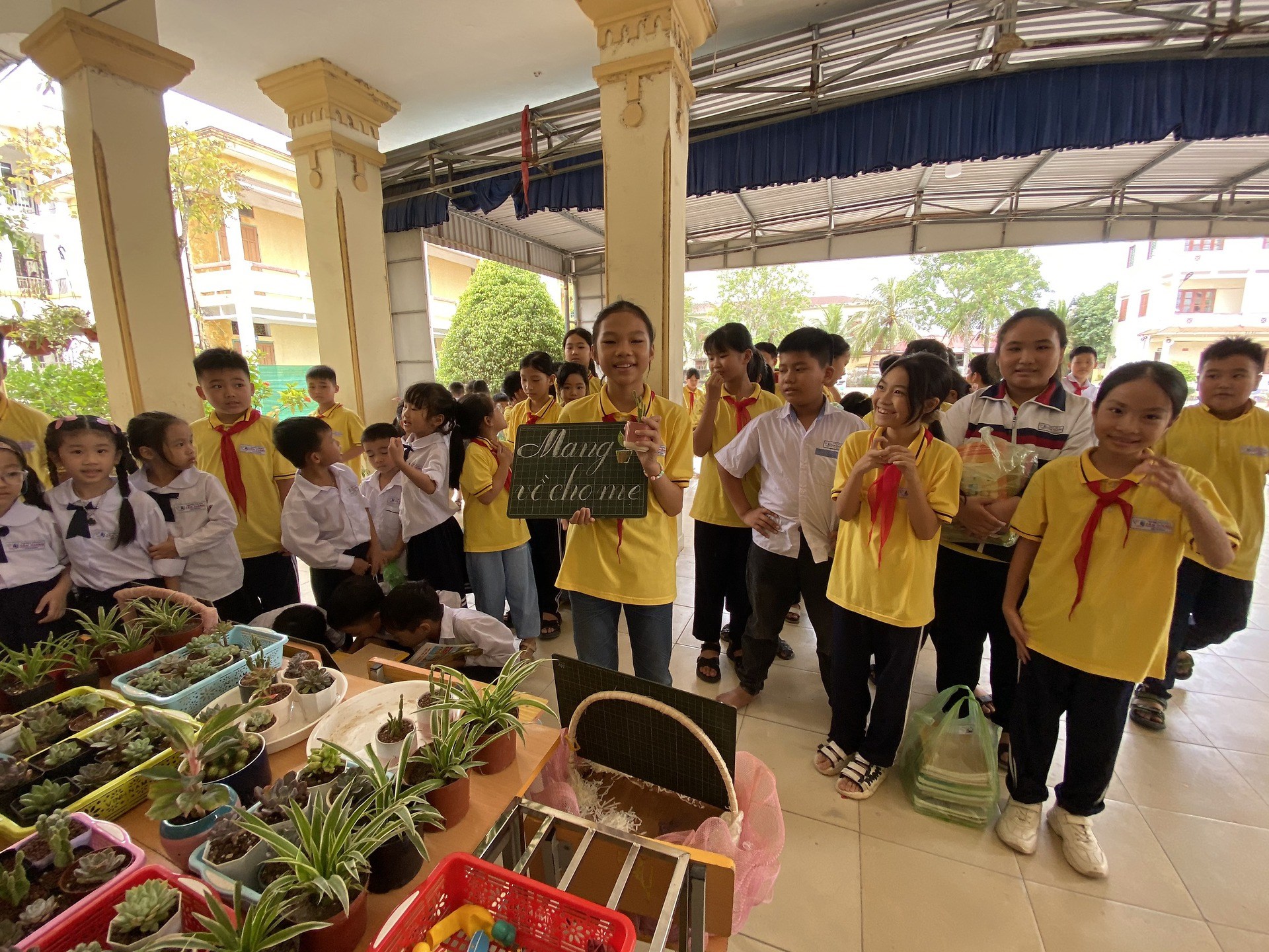 ĐỔI RÁC LẤY CÂY XANH HƯỞNG ỨNG CHƯƠNG TRÌNH VÌ MỘT VIỆT NAM XANH
