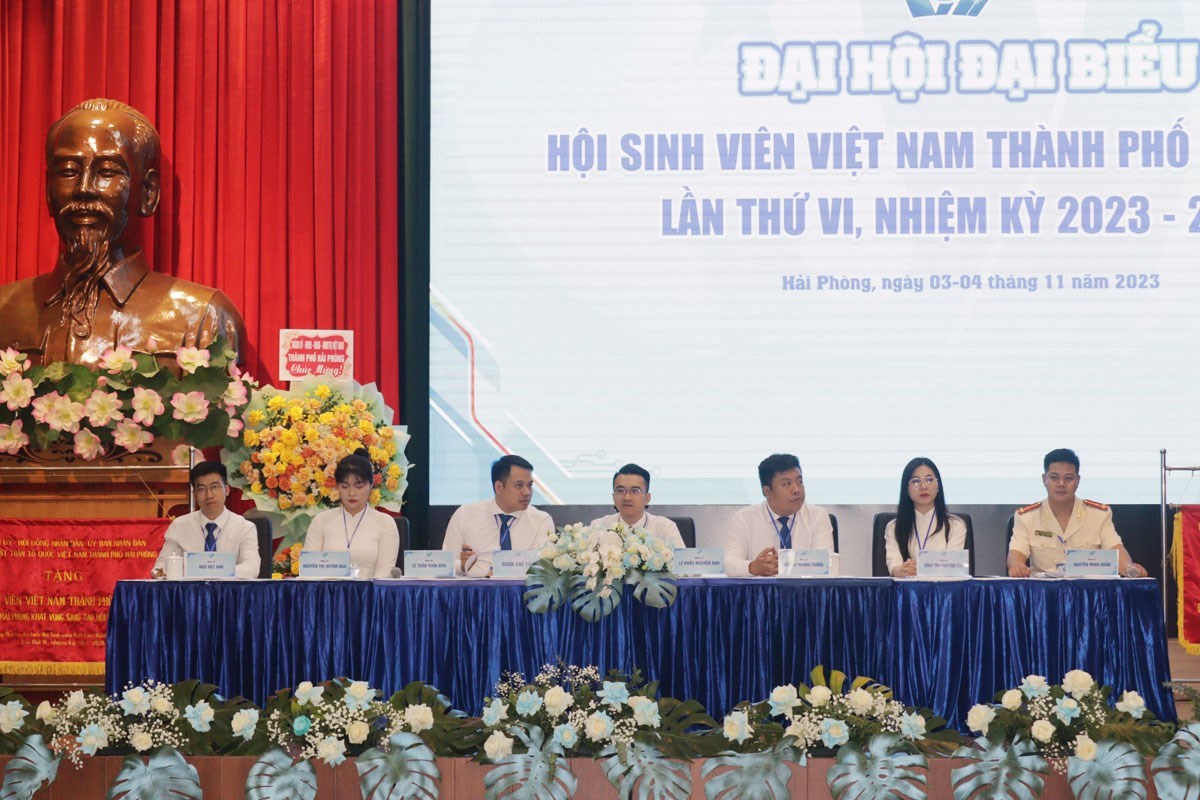 |PHIÊN TRỌNG THỂ ĐẠI HỘI ĐẠI BIỂU HỘI SINH VIÊN VIỆT NAM THÀNH PHỐ HẢI PHÒNG LẦN THỨ VI, NHIỆM KỲ 2023-2028|