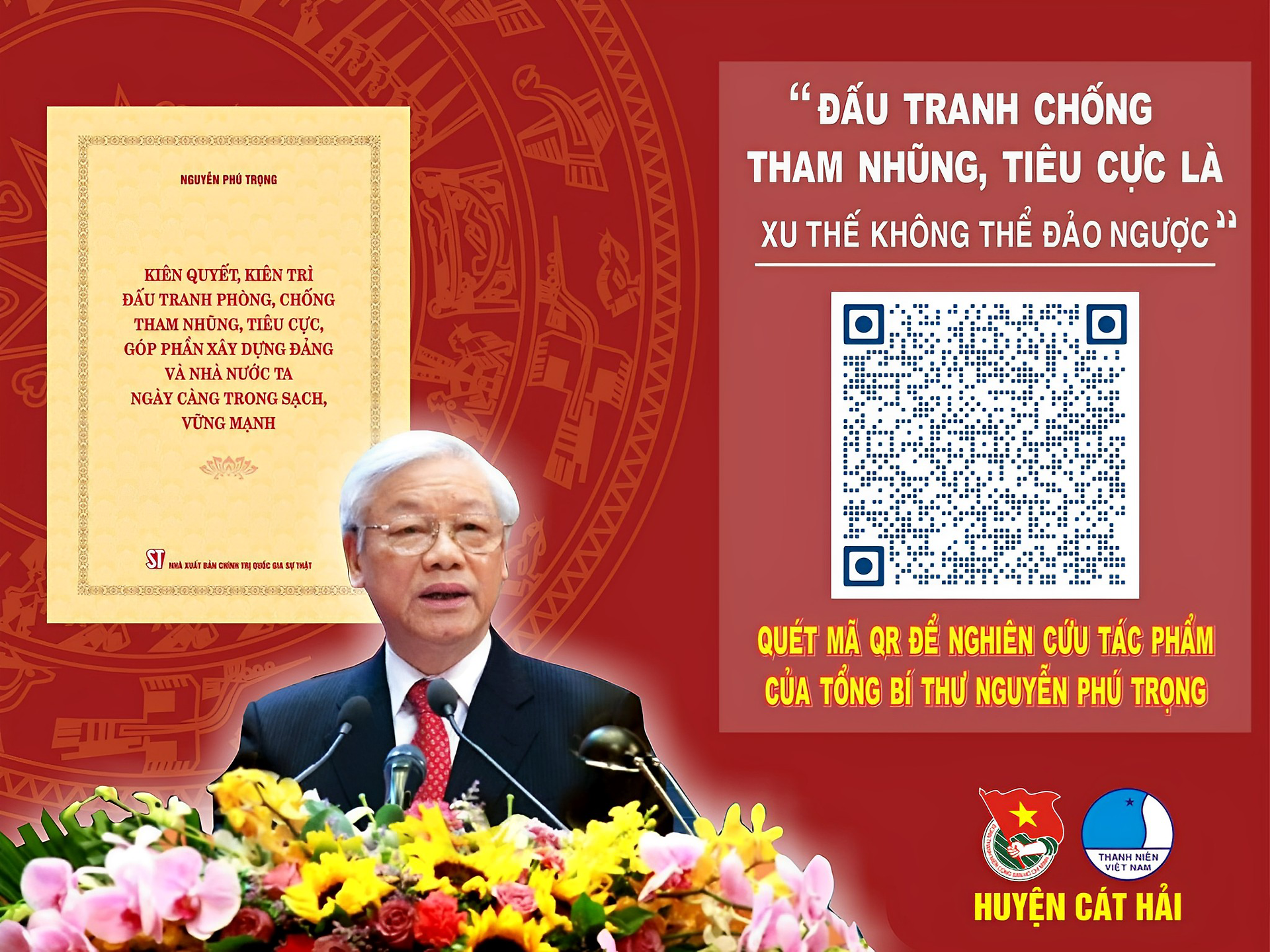 Tác phẩm "KIÊN QUYẾT, KIÊN TRÌ ĐẤU TRANH PHÒNG, CHỐNG THAM NHŨNG, TIÊU CỰC, GÓP PHẦN XÂY DỰNG ĐẢNG VÀ NHÀ NƯỚC TA NGÀY CÀNG TRONG SẠCH, VỮNG MẠNH"
