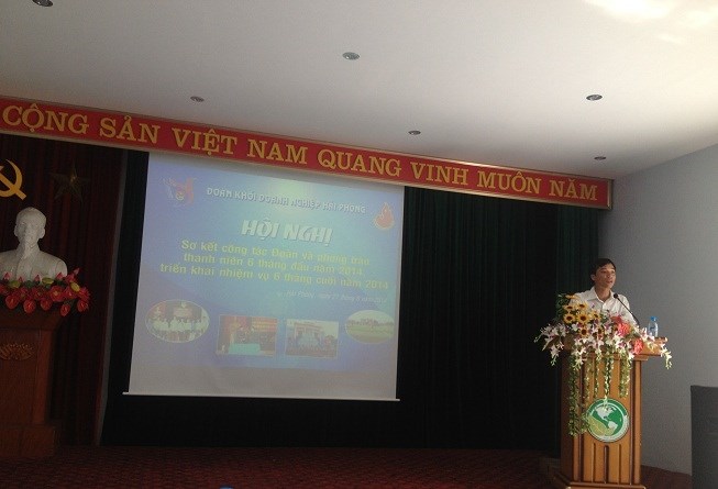 Đoàn Khối Doanh nghiệp thành phố: Sơ kết công tác Đoàn và phong trào thanh niên 6 tháng đầu năm 2014