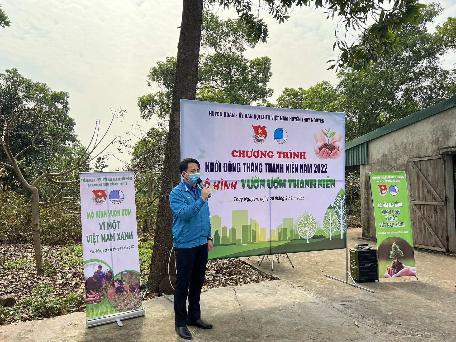 Huyện đoàn - Uỷ ban Hội LHTN Việt Nam huyện Thuỷ Nguyên tổ chức chương trình "Khởi động tháng Thanh niên năm 2022 - Mô hình Vườn ươm Thanh niên"