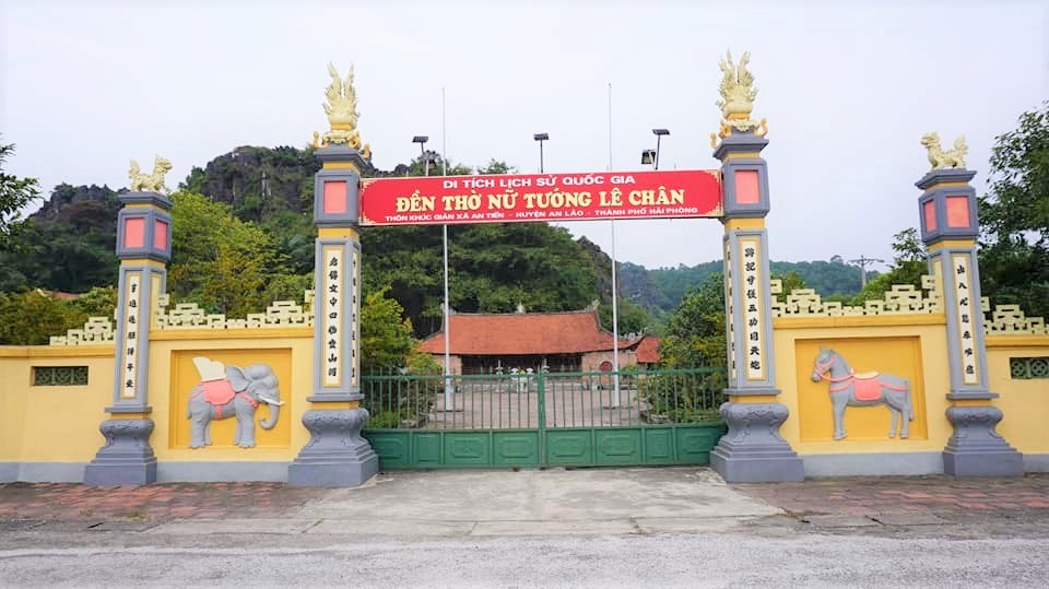 ĐỀN THỜ NỮ TƯỚNG LÊ CHÂN - KHU DI TÍCH NÚI VOI - AN LÃO - HẢI PHÒNG