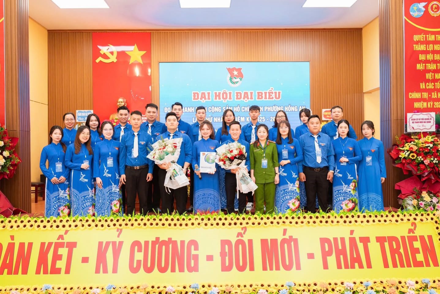 ĐẠI HỘI ĐẠI BIỂU ĐOÀN TNCS HỒ CHÍ MINH PHƯỜNG HỒNG AN LẦN THỨ I, NHIỆM KỲ 2025–2030 THÀNH CÔNG TỐT ĐẸP