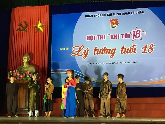 Quận đoàn Lê Chân: Tổ chức Hội thi “Khi tôi 18”