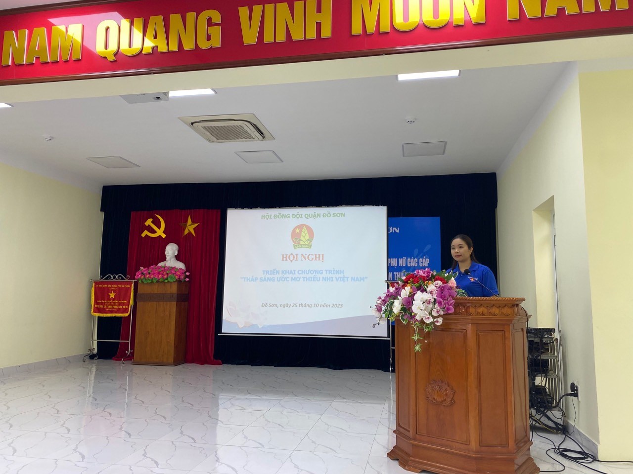 Hội đồng Đội quận Đồ Sơn triển khai Chương trình "Thắp sáng ước mơ Việt Nam" năm học 2023-2024