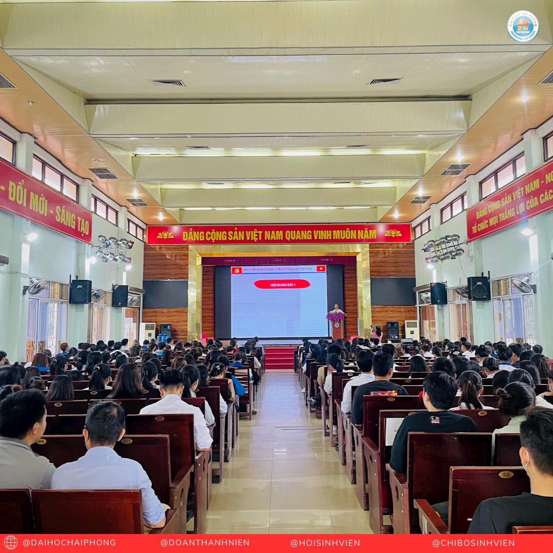 Đoàn trường ĐHHP tổ chức học tập chuyên đề Hồ Chí Minh năm 2023