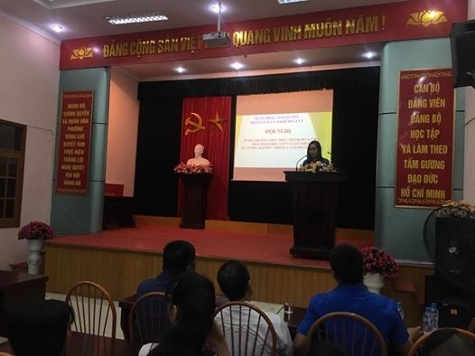 Cụm 2 và Cụm 3 khối Đường phố - LLVT Quận Ngô Quyền tổ chức tuyên truyền Hội nghị tuyên truyền Chỉ thị 05 về "Đẩy mạnh học tập và làm theo tư tưởng, đạo đức, phong cách Hồ Chí Minh"
