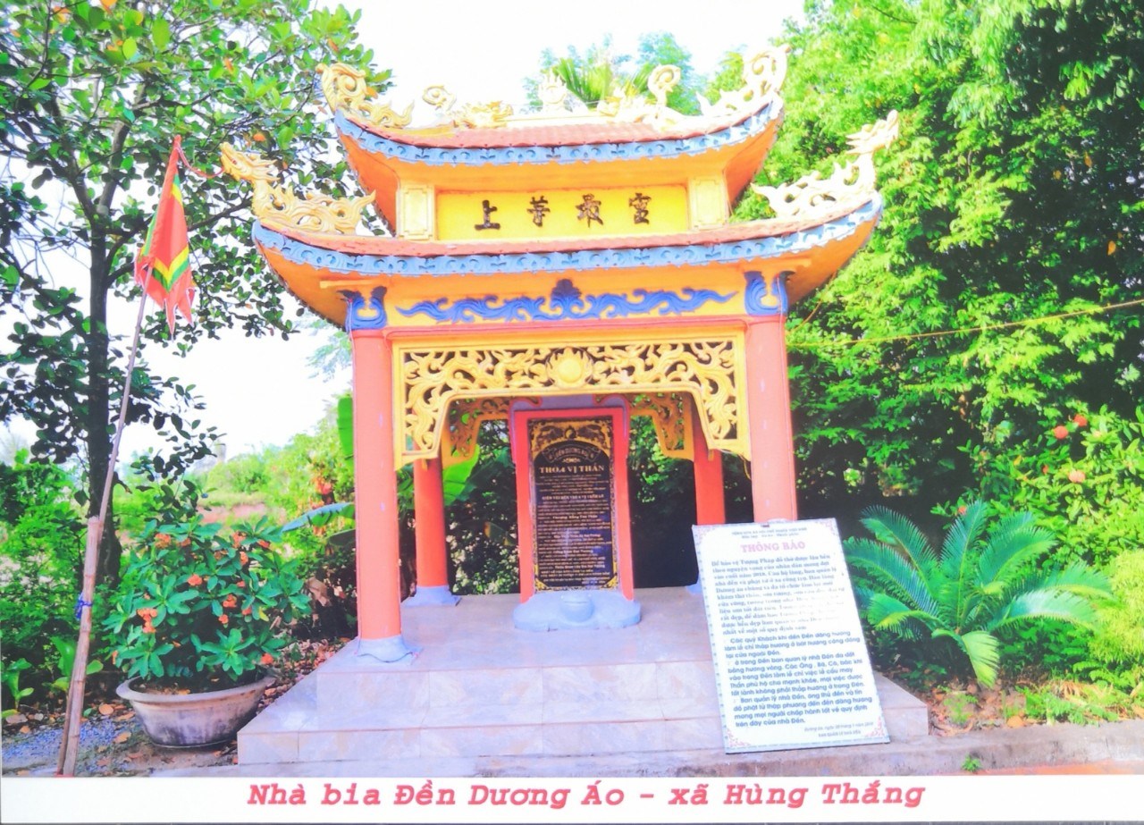 ĐỀN DƯƠNG ÁO, XÃ HÙNG THẮNG, HUYỆN TIÊN LÃNG