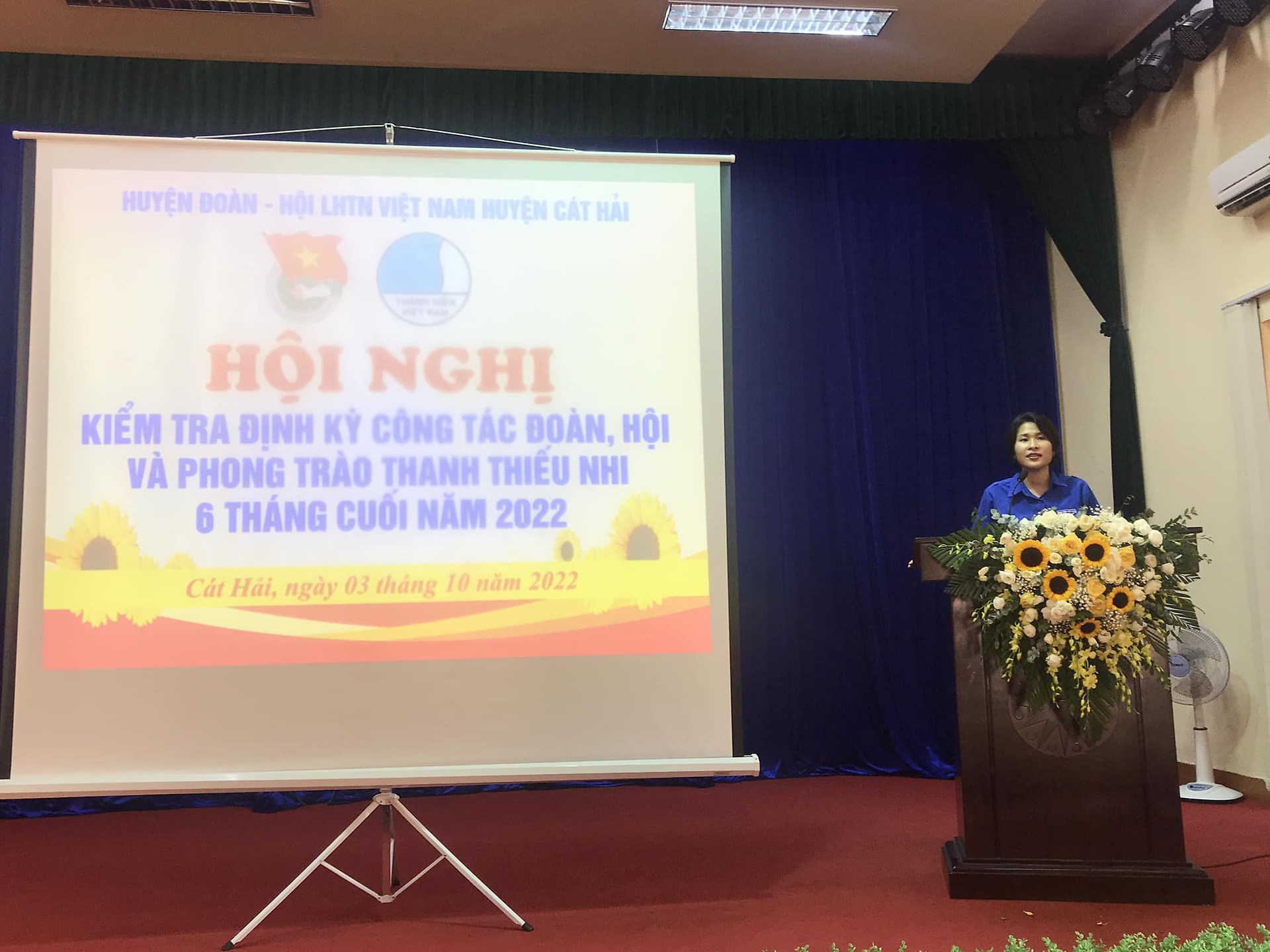 HỘI NGHỊ KIỂM TRA ĐỊNH KỲ CÔNG TÁC ĐOÀN VÀ PHONG TRÀO THANH THIẾU NHI 6 THÁNG CUỐI NĂM 2022; KIỂM TRA CHUYÊN ĐỀ "GIỚI THIỆU ĐOÀN VIÊN ƯU TÚ CHO ĐẢNG"