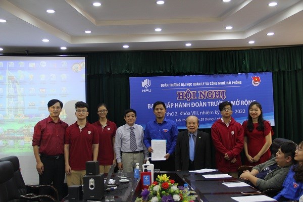 Hội nghị BCH mở rộng Đoàn trường Đại học Quản lý và Công nghệ Hải Phòng lần thứ 2, khóa VIII