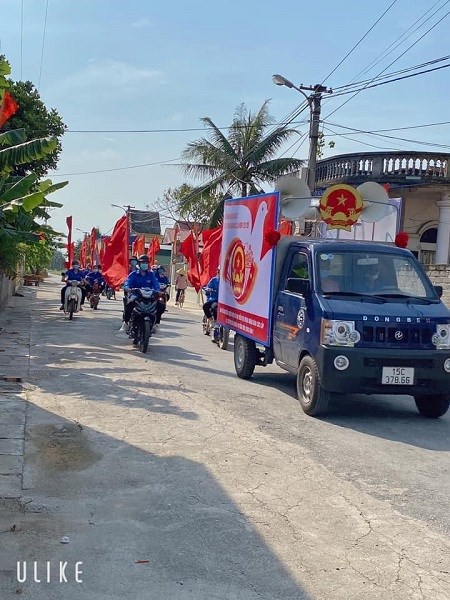 Tuyên truyền bầu cử đại biểu Quốc hội khóa XV và Hội đồng nhân dân các cấp nhiệm kỳ 2021-2026