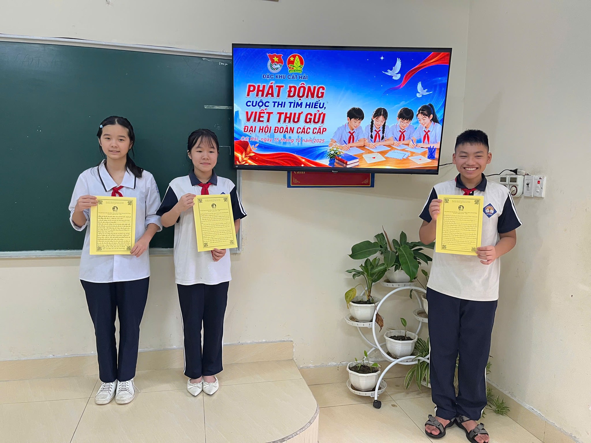 PHÁT ĐỘNG CUỘC THI TÌM HIỂU, VIẾT THƯ GỬI ĐẠI HỘI ĐOÀN CÁC CẤP
