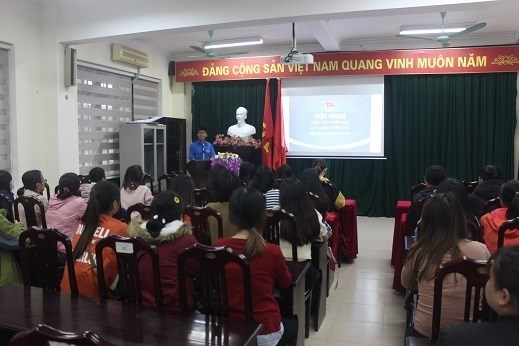 Hội nghị học tập 6 bài học lý luận chính trị, quán triệt Nghị quyết số 45 của Bộ Chính trị và học tập, quán triệt 2 chuyên đề Học tập và làm theo tư tưởng, đạo đức, phong cách Hồ Chí Minh.