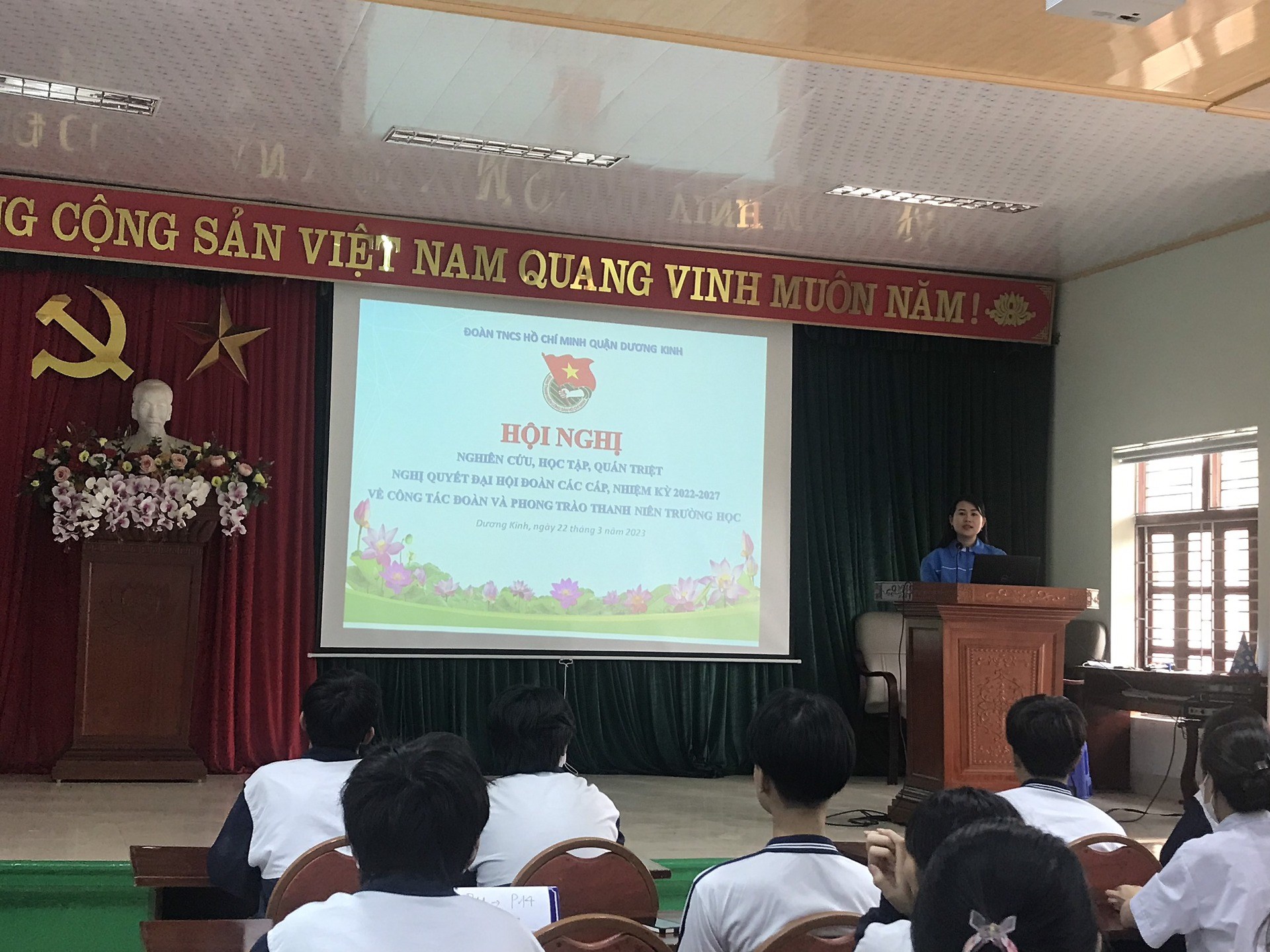 Hội nghị học tập, quán triệt và tuyên truyền Nghị quyết Đại hội Đoàn TNCS Hồ Chí Minh các cấp, nhiệm kỳ 2022 – 2027