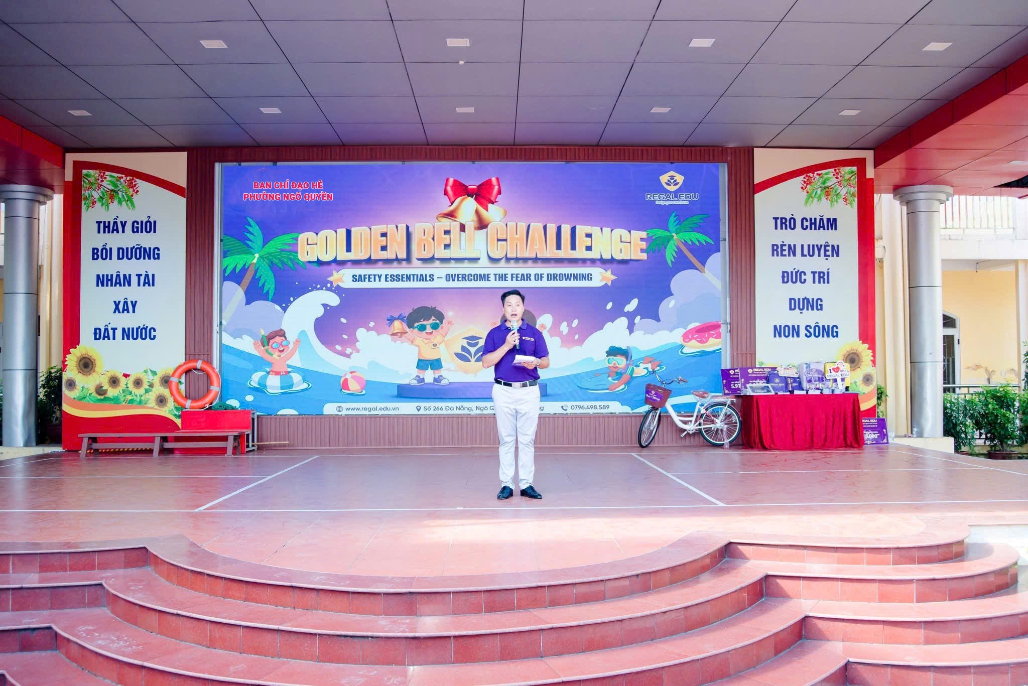 RUNG CHUÔNG VÀNG "GOLDEN BELL CHALLENGE" – TRANG BỊ HÀNH TRANG AN TOÀN, ĐẬP TAN NỖI LO ĐUỐI NƯỚC - NÂNG TẦM NGOẠI NGỮ CHO THIẾU NHI