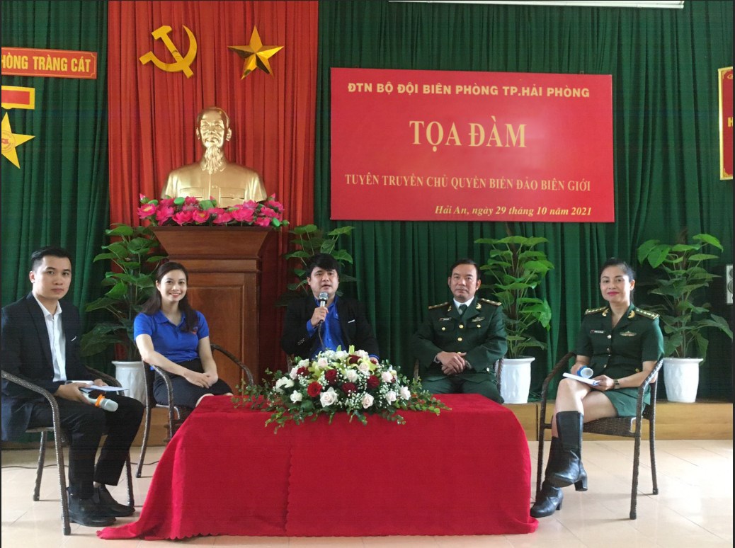 ĐTN Bộ đội Biên Phòng tổ chức buổi Tọa đàm tuyên truyền về chủ quyền biển đảo, biên giới