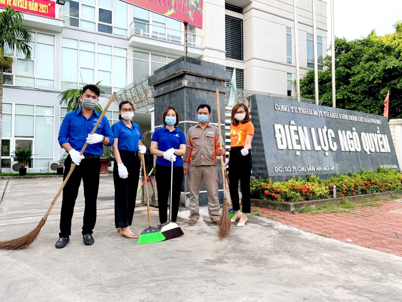 Mô hình thực hiện 5S tại các Chi đoàn trong Đoàn thanh niên Công ty Điện Lực Hải Phòng