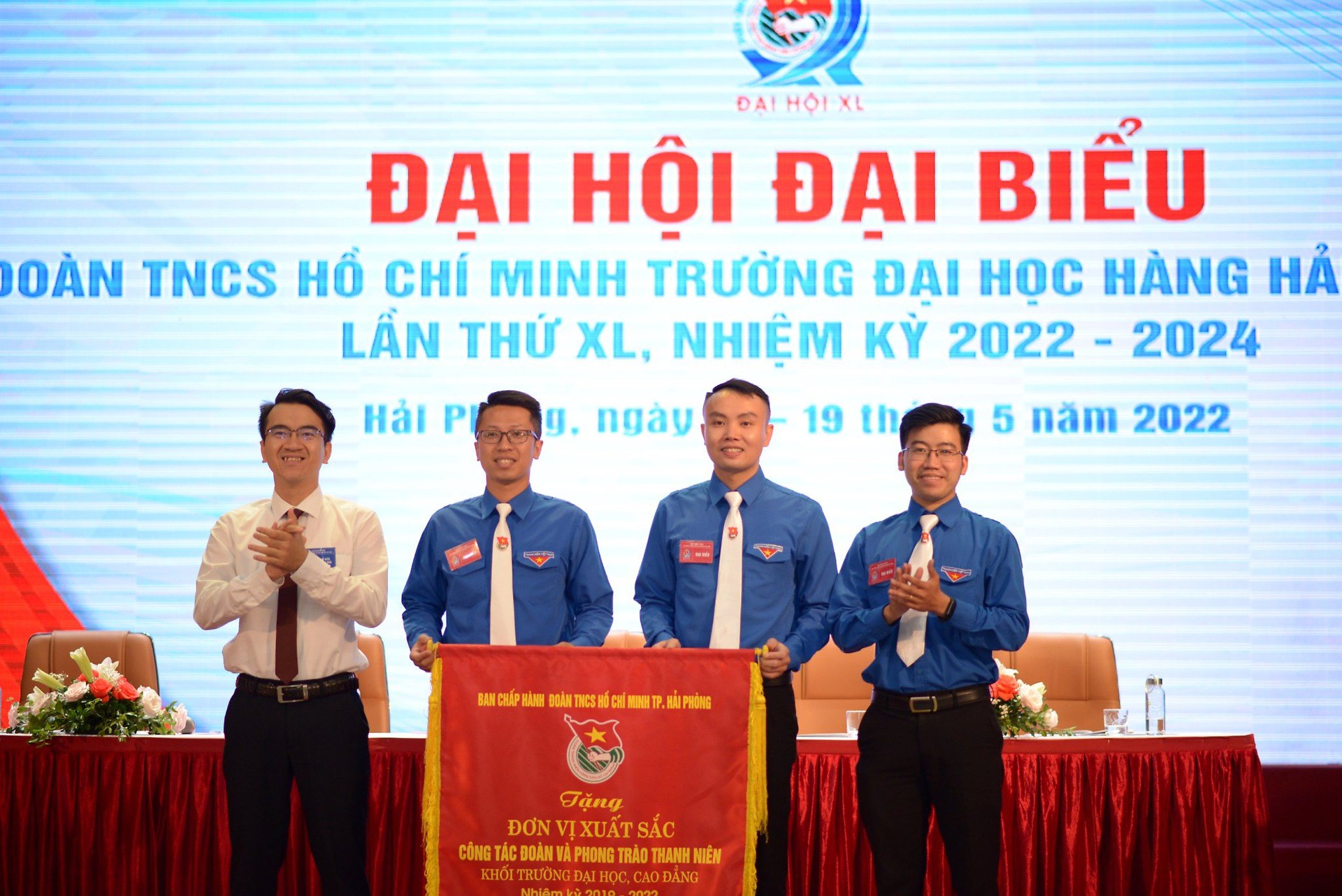 ĐẠI HỘI ĐẠI BIỂU ĐOÀN TNCS HỒ CHÍ MINH TRƯỜNG ĐẠI HỌC HÀNG HẢI VIỆT NAM LẦN THỨ XL, NHIỆM KỲ 2022 - 2024