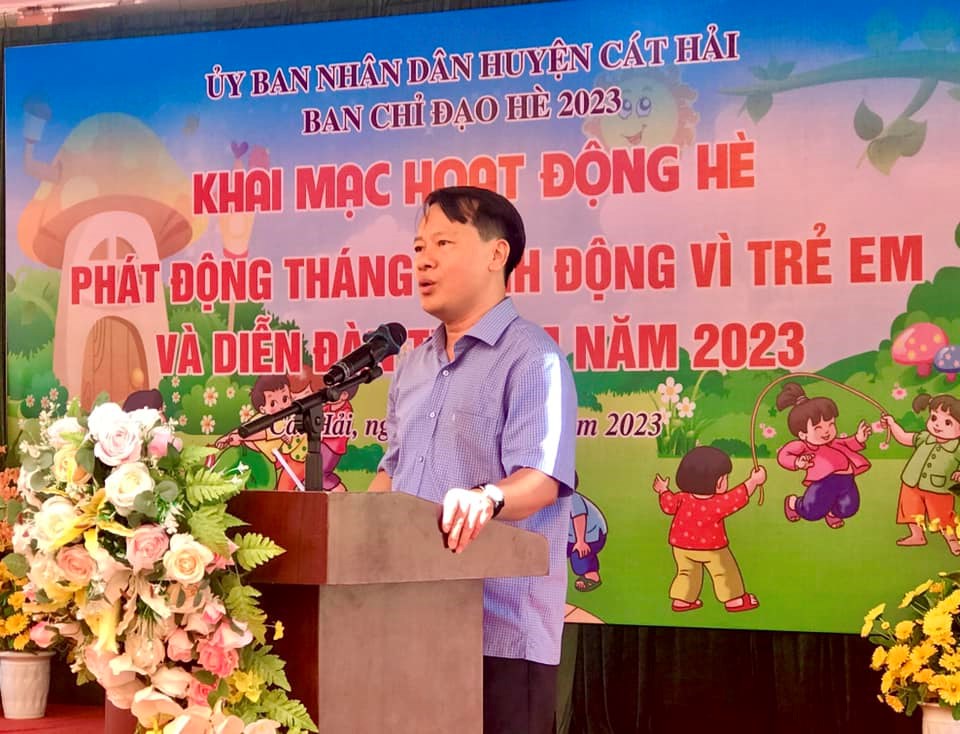 KHAI MẠC HOẠT ĐỘNG HÈ, PHÁT ĐỘNG THÁNG HÀNH ĐỘNG VÌ TRẺ EM VÀ DIỄN ĐÀN TRẺ EM NĂM 2023