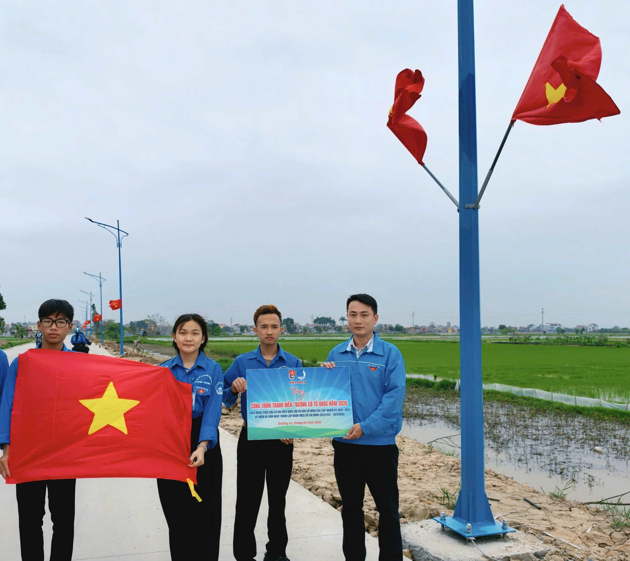 CÔNG TRÌNH THANH NIÊN “ĐƯỜNG CỜ TỔ QUỐC” NĂM 2026