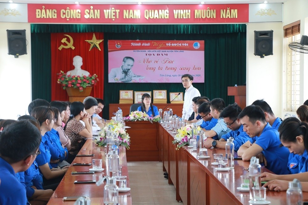 Tuổi trẻ Hải Phòng sôi nổi hưởng ứng Hành trình Tôi yêu Tổ quốc tôi chặng thứ hai năm 2020 và chào mừng kỷ niệm 130 năm ngày sinh của Chủ tịch Hồ Chí Minh