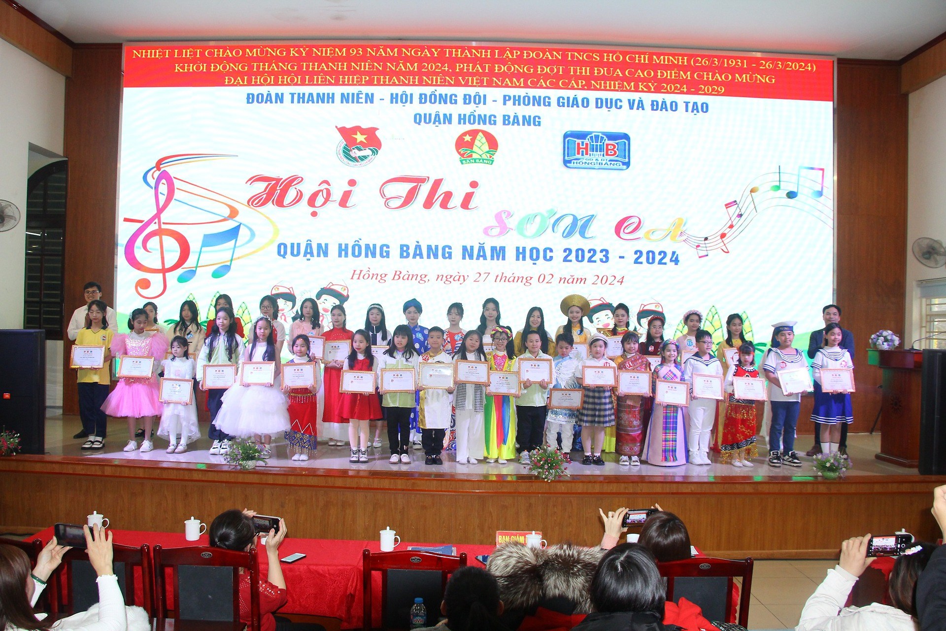 HỘI THI SƠN CA QUẬN HỒNG BÀNG NĂM HỌC 2023 - 2024