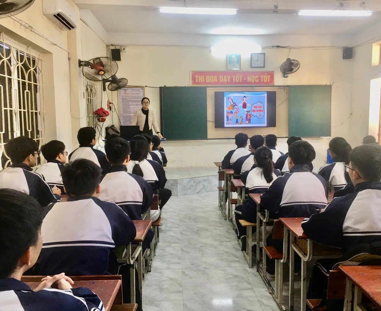 Nói không với bạo lực học đường
