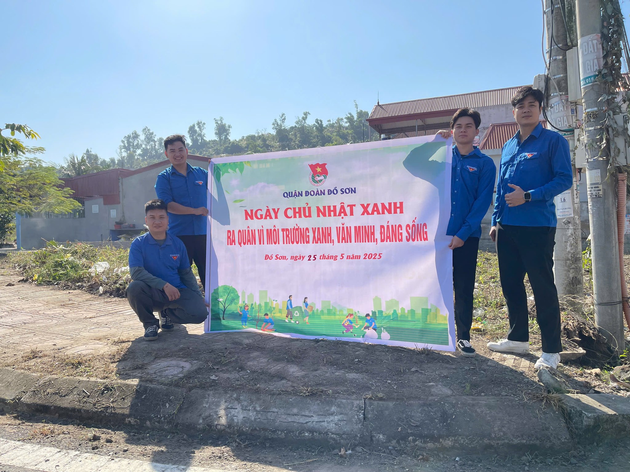Quận đoàn Đồ Sơn - Ra quân Ngày chủ nhật xanh 25/5/2025