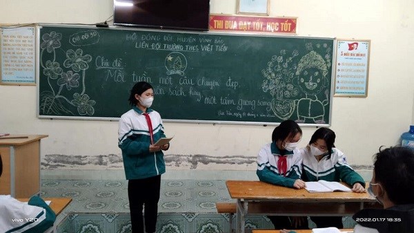“Mỗi tuần một câu chuyện đẹp, một cuốn sách hay, một tấm gương sáng”