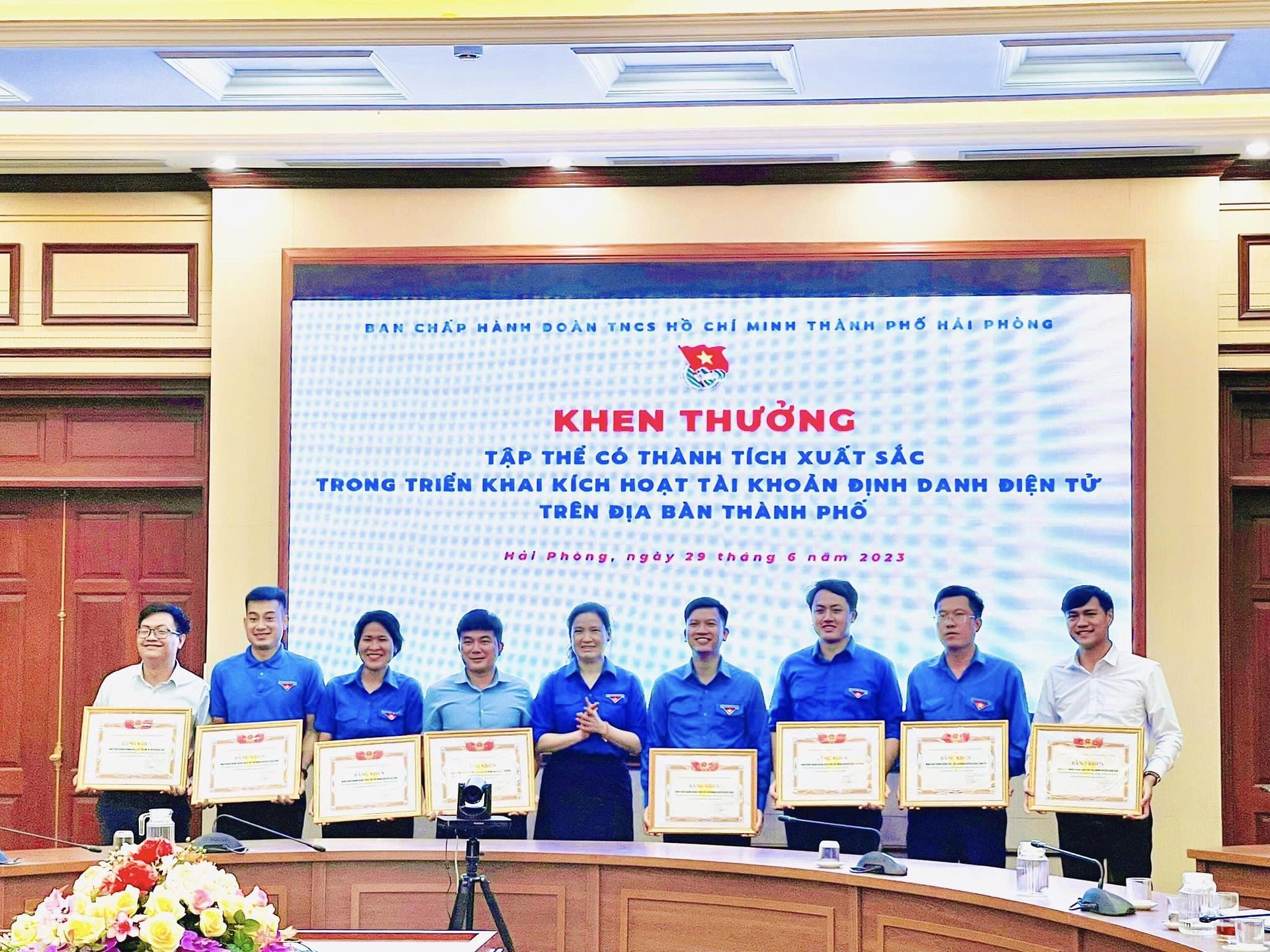 Huyện Thủy Nguyên về đích cài đặt định danh điện tử