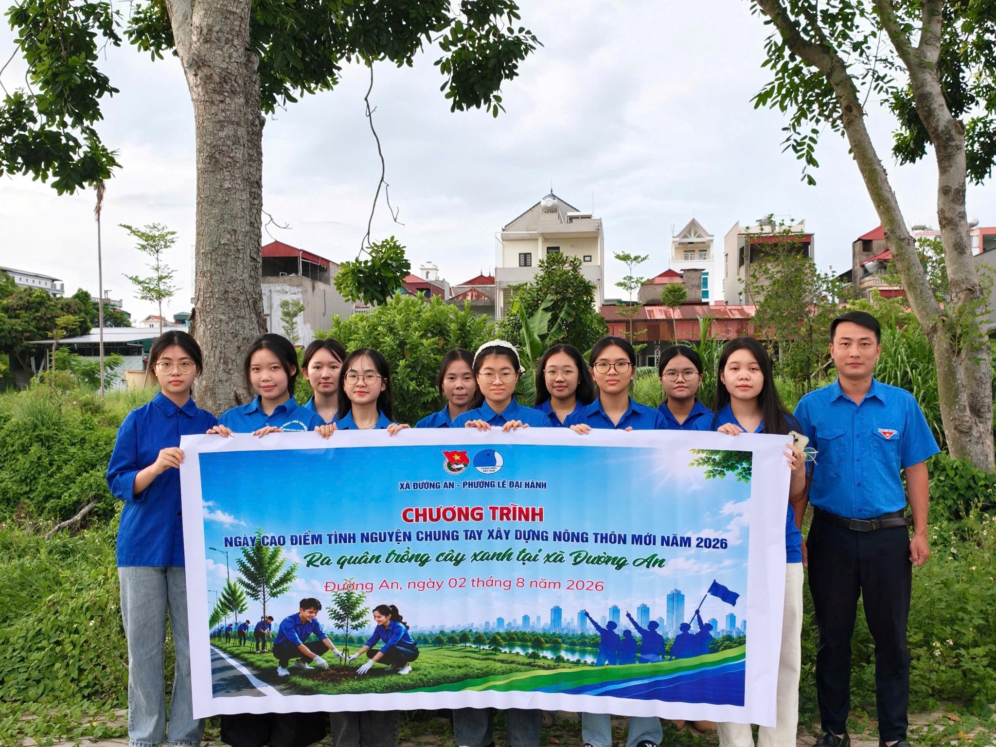 ĐƯỜNG AN: PHỐI HỢP VỚI ĐOÀN PHƯỜNG LÊ ĐẠI HÀNH TỔ CHỨC NGÀY CAO ĐIỂM TÌNH NGUYỆN CHUNG TAY XÂY DỰNG NÔNG THÔN MỚI NĂM 2026