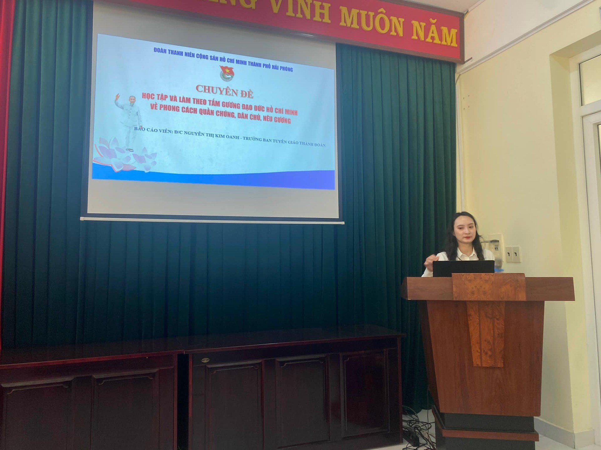 Quận đoàn Dương kinh: Tập huấn bồi dưỡng chính trị và Kỹ năng, nghiệp vụ công tác Đoàn, Hội và phong trào thanh thiếu nhi năm 2023
