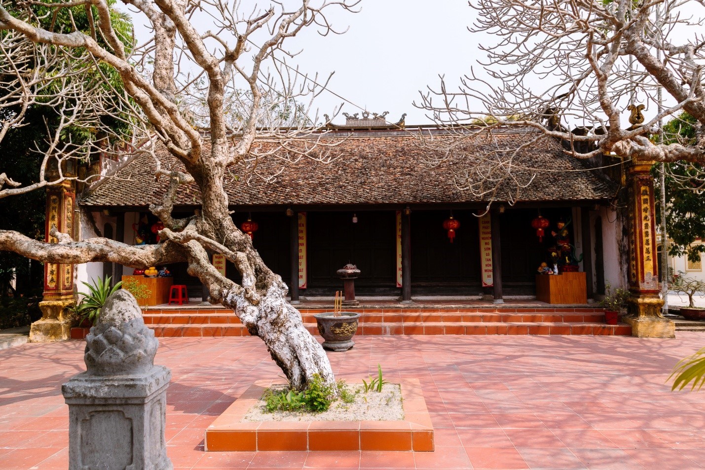 ĐÌNH VÀ CHÙA HÀM DƯƠNG, XÃ HÒA BÌNH, HUYỆN VĨNH BẢO