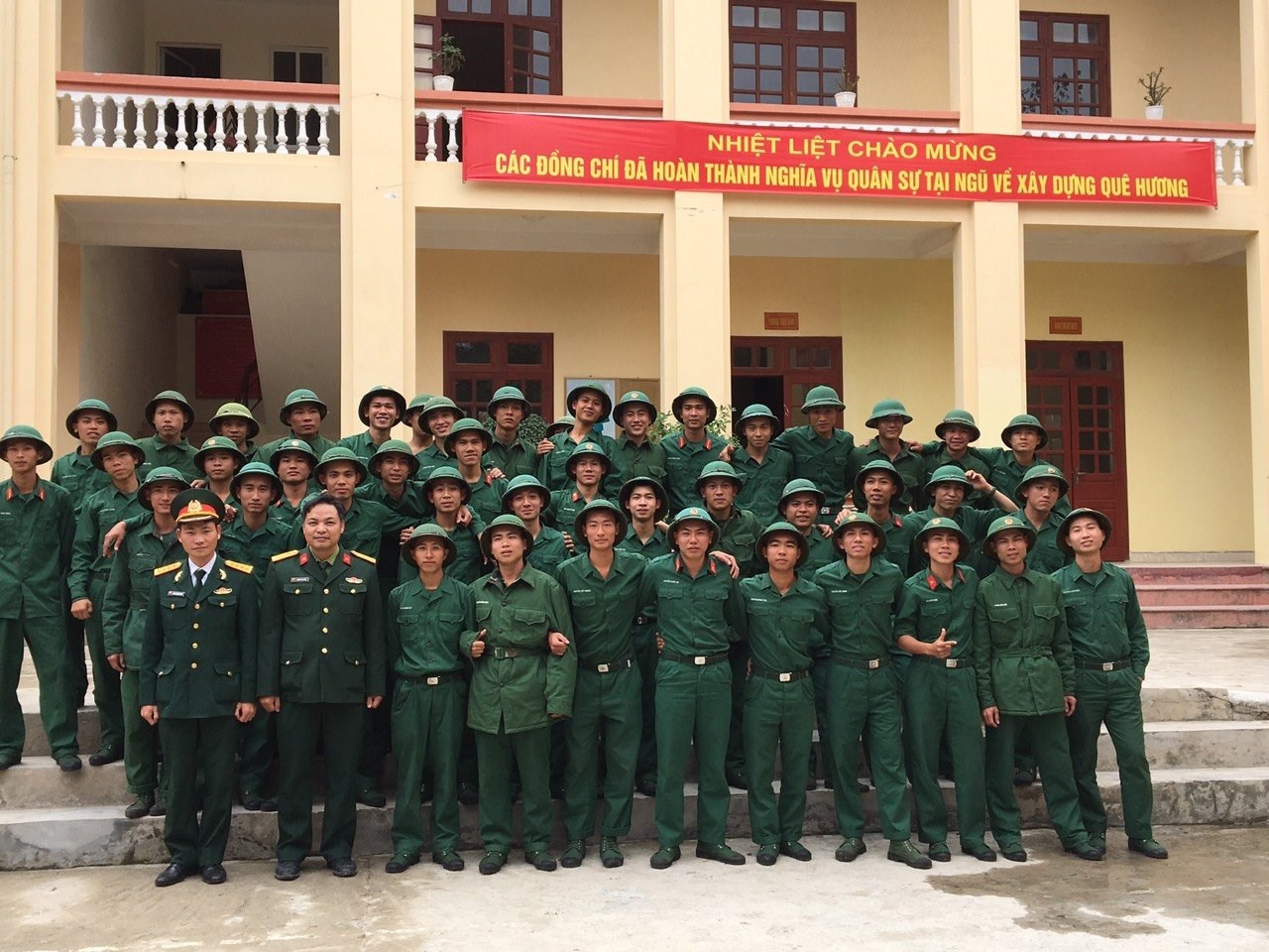 Quận Đồ Sơn - Đón quân nhân hoàn thành nghĩa vụ quân sự trở về địa phương