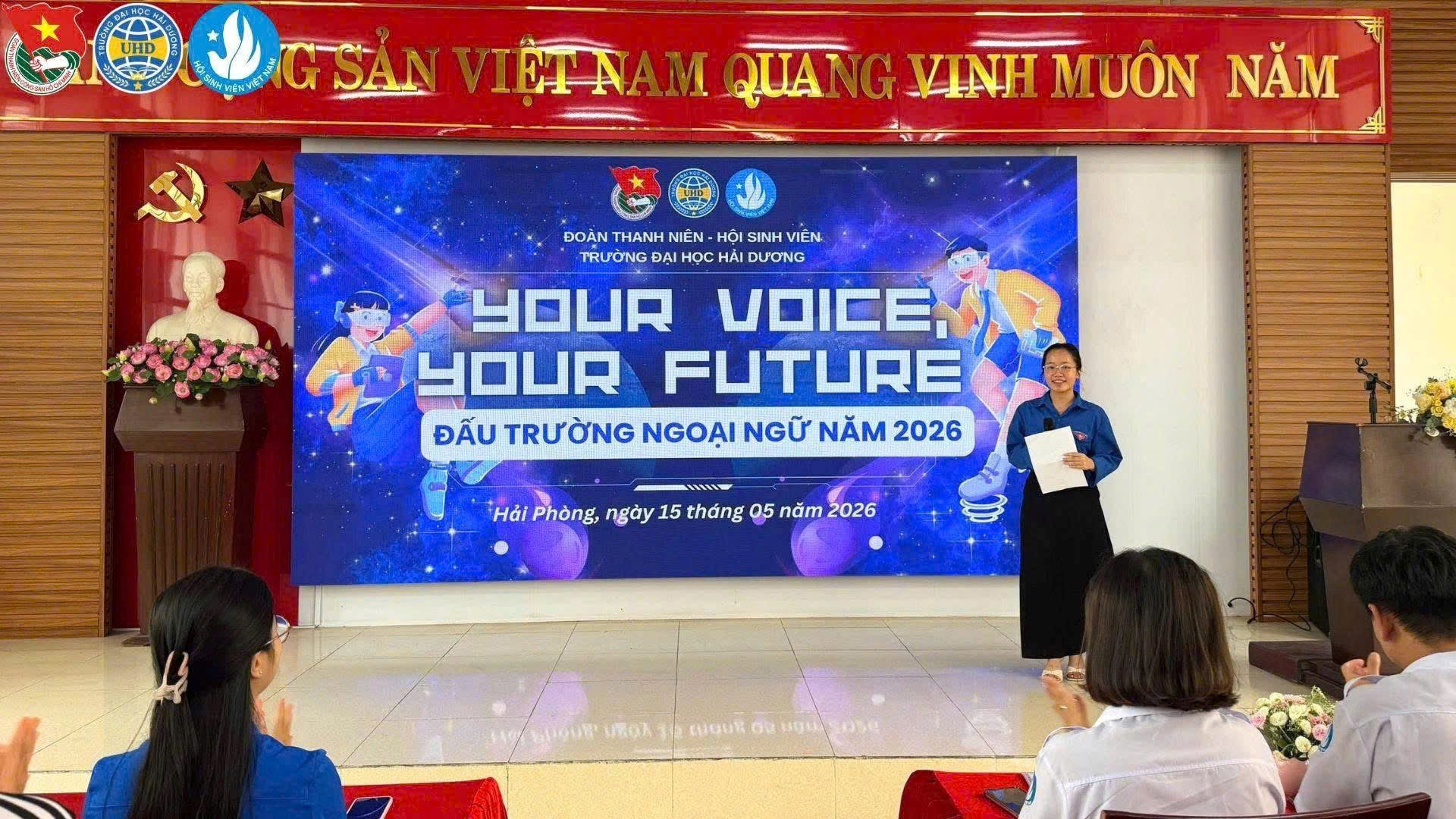 TUỔI TRẺ ĐẠI HỌC HẢI DƯƠNG BÙNG NỔ CÙNG "YOUR VOICE, YOUR FUTURE 2026"