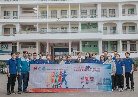 Đoàn trường Đại học Quản lý và Công nghệ Hải Phòng phát động chương trình “Mỗi thanh niên 10.000 bước chân mỗi ngày”