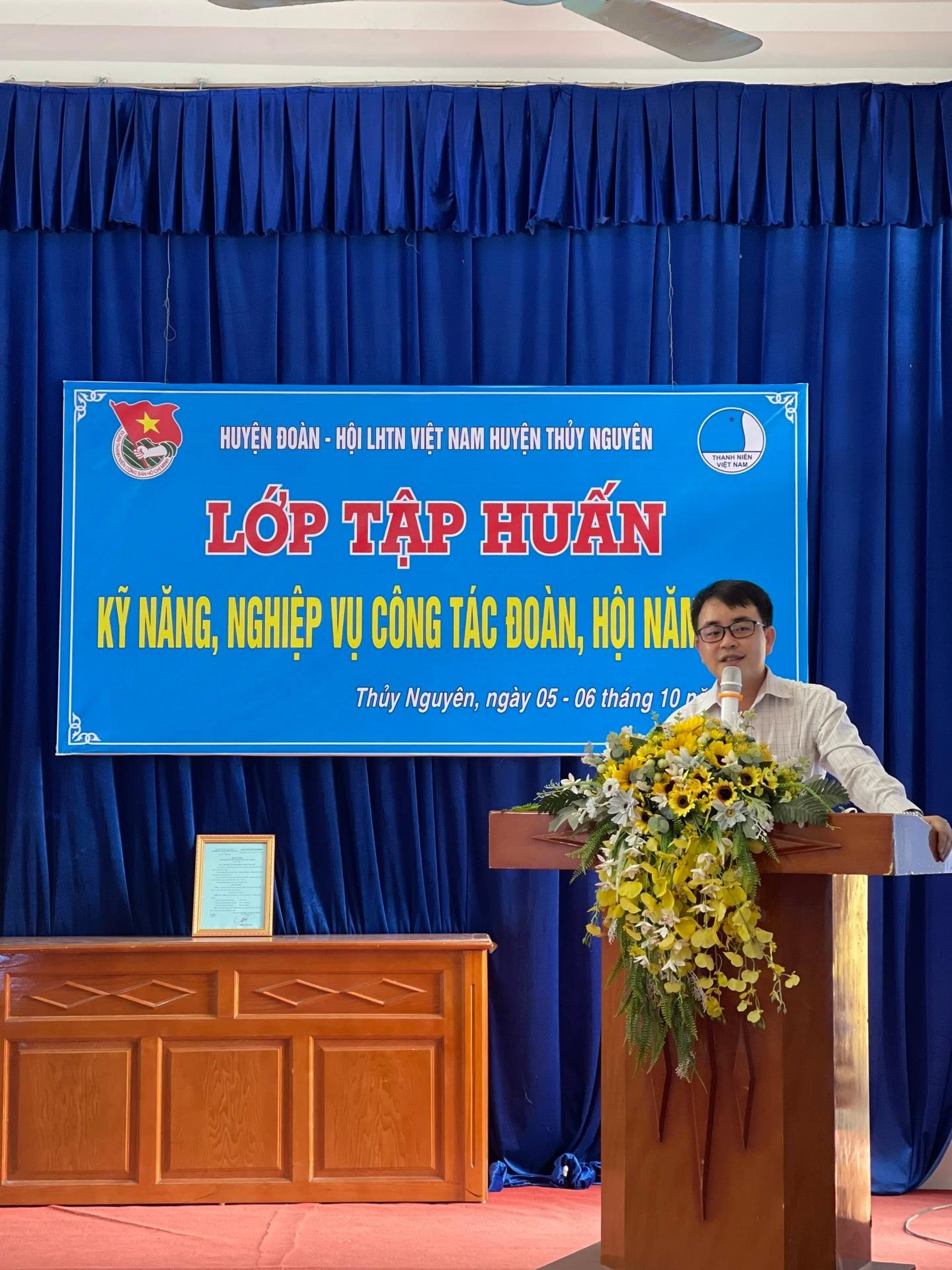 HUYỆN ĐOÀN THỦY NGUYÊN TỔ CHỨC "LỚP TẬP HUẤN KỸ NĂNG NGHIỆP VỤ CÔNG TÁC ĐOÀN, HỘI NĂM 2021"