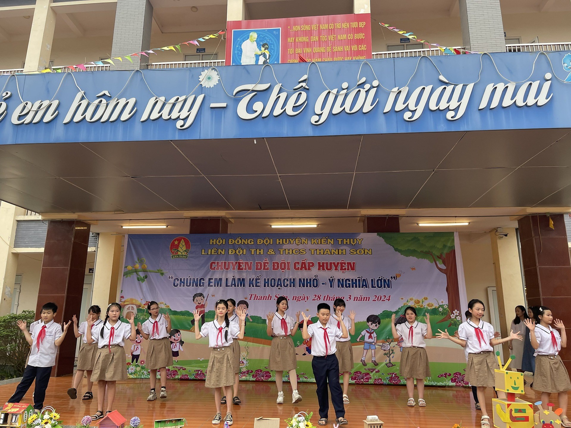Chuyên đề Đội cấp huyện: “Chúng em làm kế hoạch nhỏ - ý nghĩa lớn”