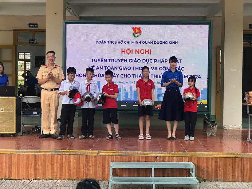TUYÊN TRUYỀN GIÁO DỤC PHÁP LUẬT VỀ AN TOÀN GIAO THÔNG VÀ CÔNG TÁC PHÒNG CHÁY CHỮA CHÁY CHO THANH THIẾU NHI NĂM 2024