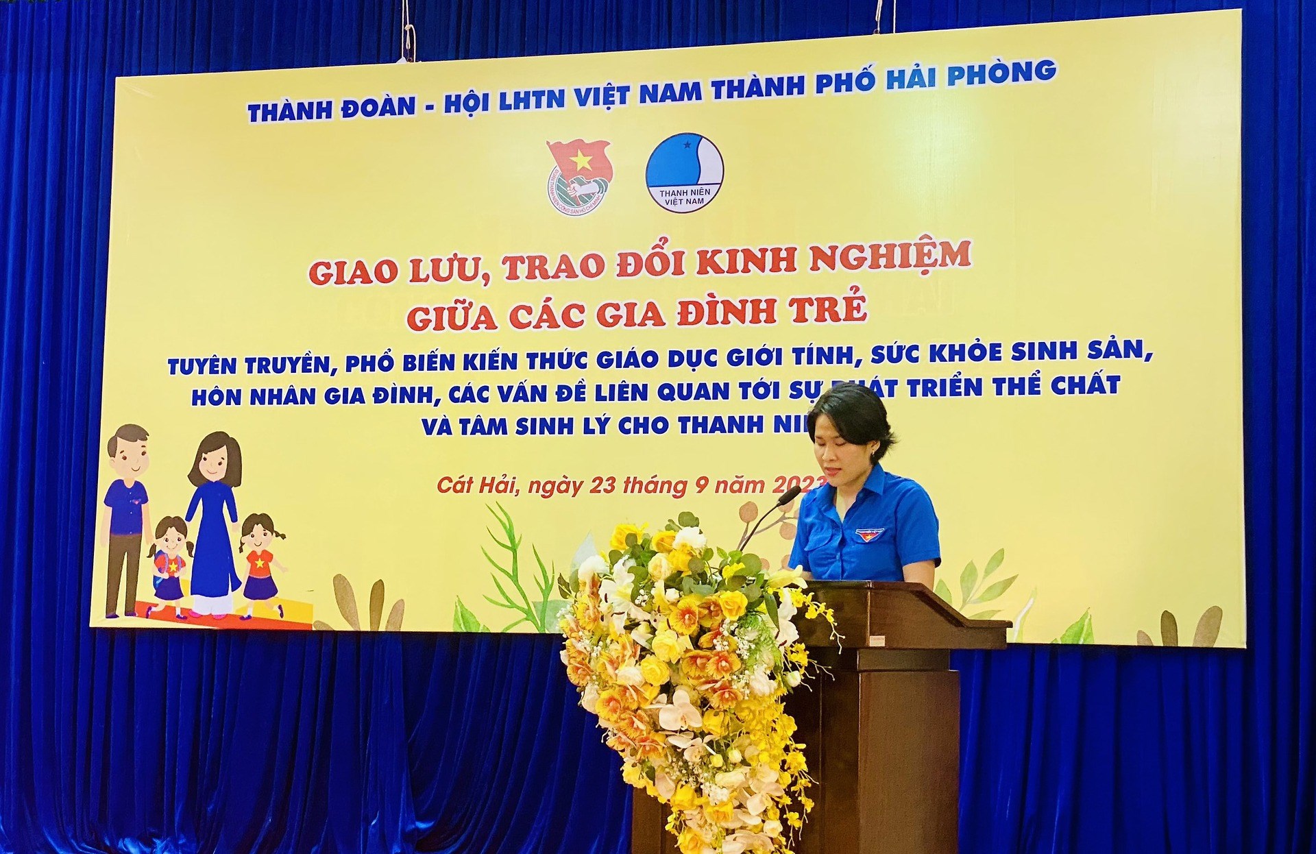 CHƯƠNG TRÌNH GIAO LƯU, TRAO ĐỔI KINH NGHIỆM GIỮA CÁC GIA ĐÌNH TRẺ VÀ BIỂU DƯƠNG GƯƠNG GIA ĐÌNH TRẺ TIÊU BIỂU NĂM 2023