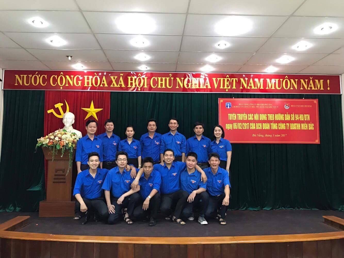 Chi đoàn Công ty Hoa tiêu hàng hải khu vực IV tổ chức Chương trình tuyên truyền Chào mừng Đại hội Đại biểu Đoàn TNCS Hồ Chí Minh Tổng công ty BĐATHH miền Bắc lần thứ IV (nhiệm kỳ 2017 - 2019)