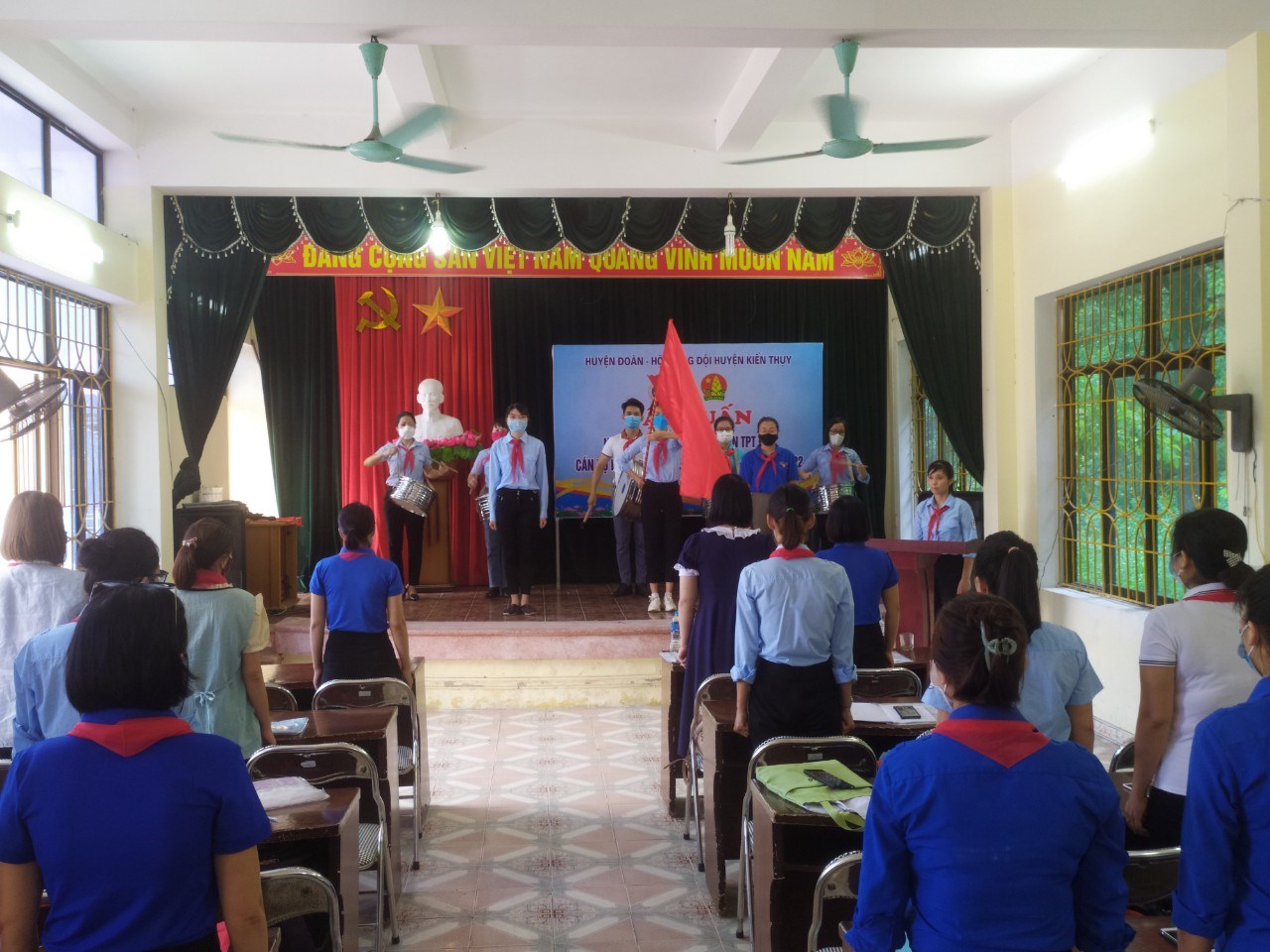 Tập huấn nghiệp vụ giáo viên Tồng phụ trách đội năm học 2021 - 2022