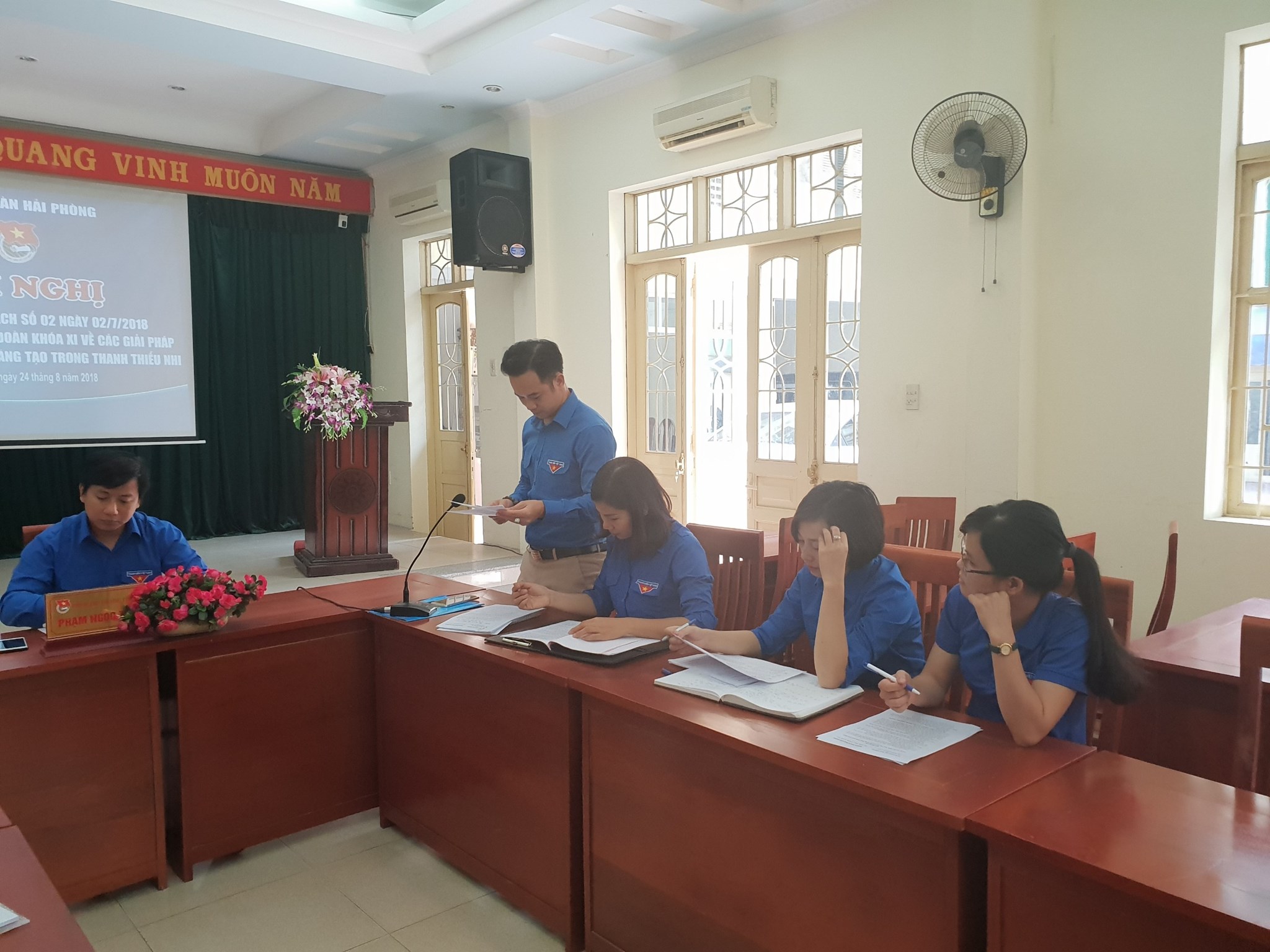 Hội nghị triển khai Kế hoạch số 90-KH/TĐTN-CTTN ngày 06/8/2018 của Ban Thường vụ Thành đoàn về thực hiện Kết luận số 02-KL/TWĐTN-CNĐT ngày 02/7/2018 của Ban Thường vụ Trung ương Đoàn khóa XI về các giải pháp thúc đẩy hoạt động sáng tạo trong thanh th