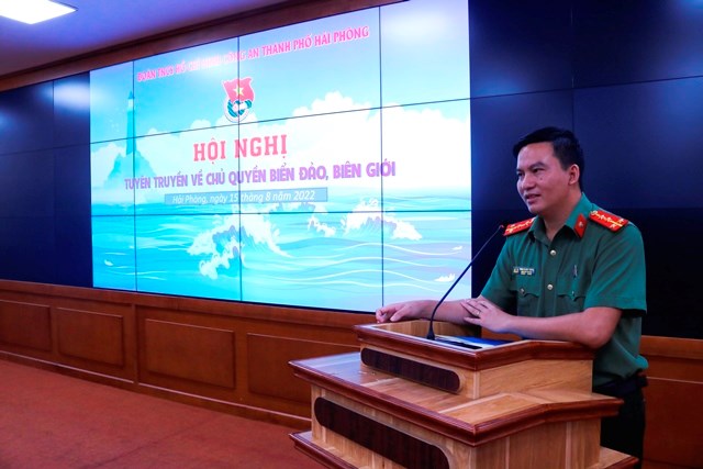Hội nghị tuyên truyền chủ quyền biển đảo, biên giới đất liền đối với CBĐV