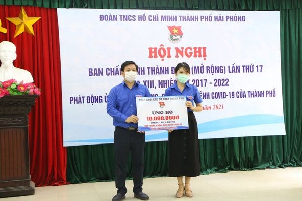 Công trình thanh niên “Tuổi trẻ Khối  các cơ quan thành phố chung tay phòng, chống dịch bệnh Covid-19”