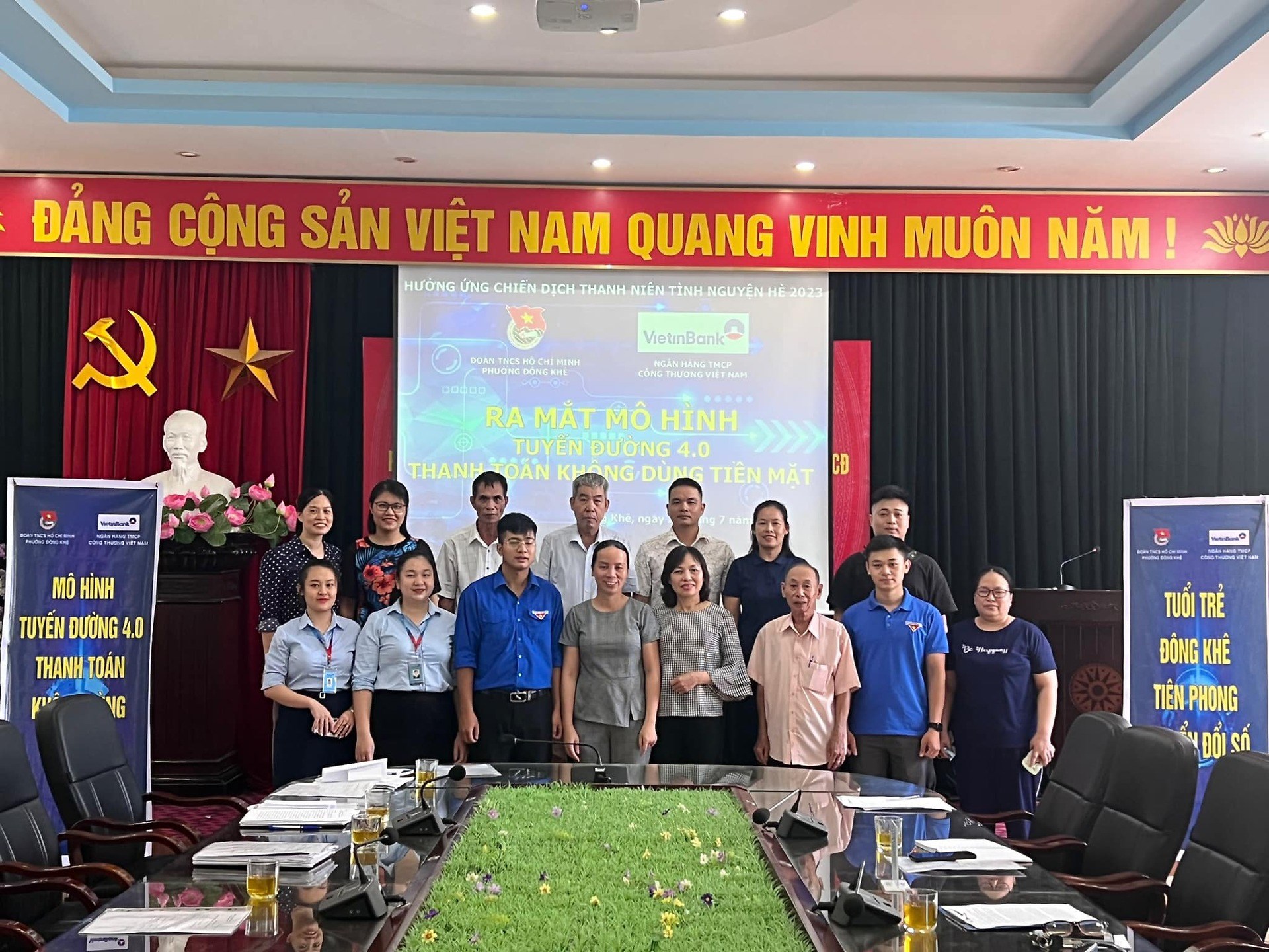 RA MẮT CÔNG TRÌNH THANH NIÊN "MÔ HÌNH TUYẾN ĐƯỜNG 4.0 - CHỢ THANH TOÁN KHÔNG DÙNG TIỀN MẶT"