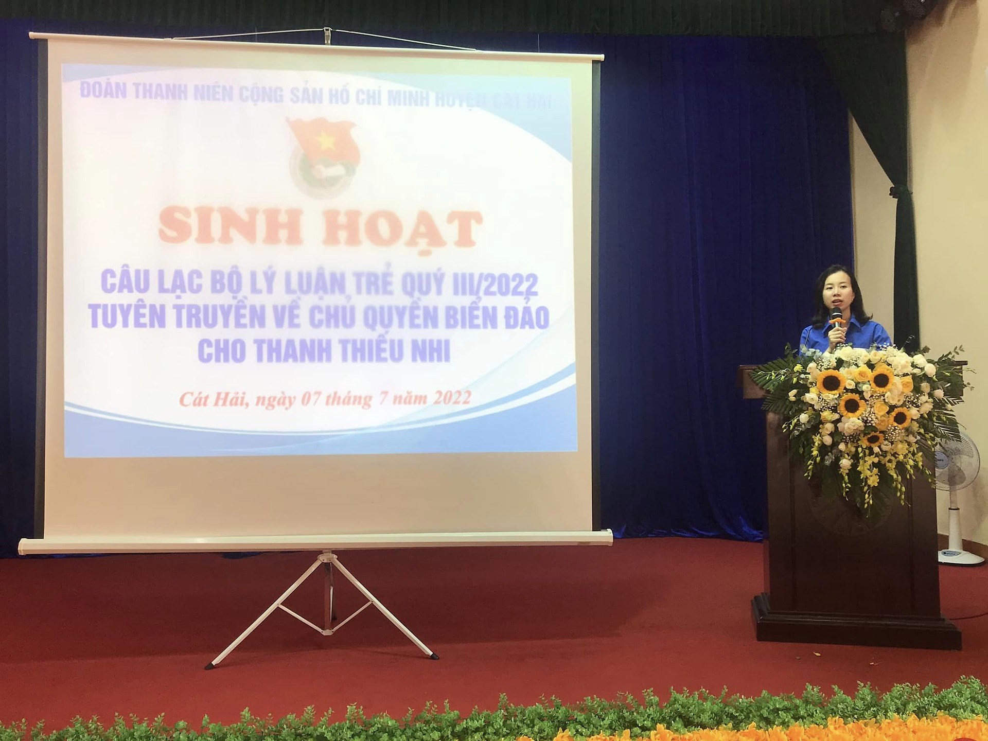 SINH HOẠT CÂU LẠC BỘ LÝ LUẬN TRẺ QUÝ III NĂM 2022 - TUYÊN TRUYỀN CHỦ QUYỀN BIỂN ĐẢO CHO THANH THIẾU NHI