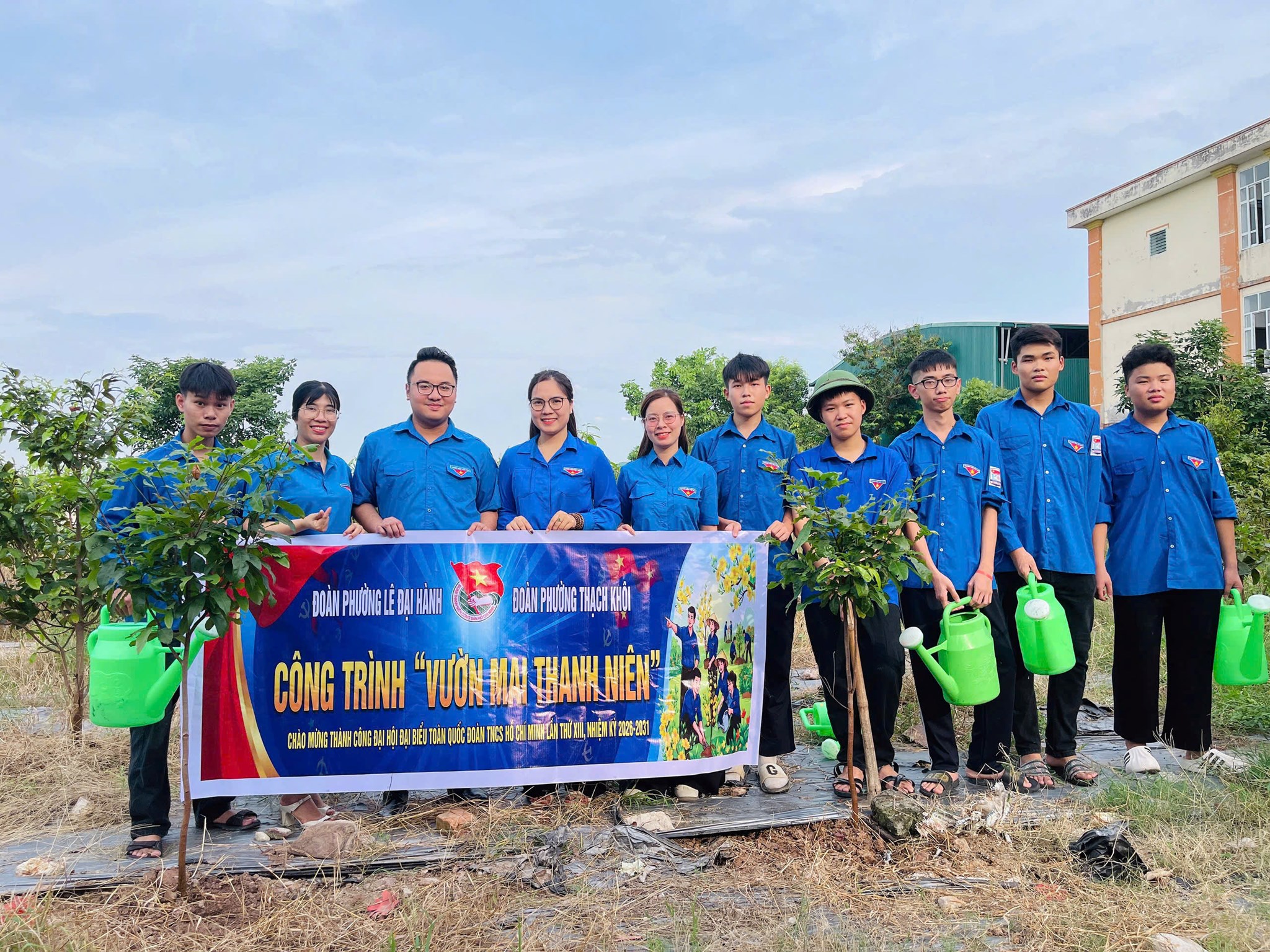 CÔNG TRÌNH "VƯỜN MAI THANH NIÊN" CHÀO MỪNG THÀNH CÔNG ĐẠI HỘI ĐẠI BIỂU TOÀN QUỐC ĐOÀN TNCS HỒ CHÍ MINH LẦN THỨ XIII, NHIỆM KỲ 2026 - 2031