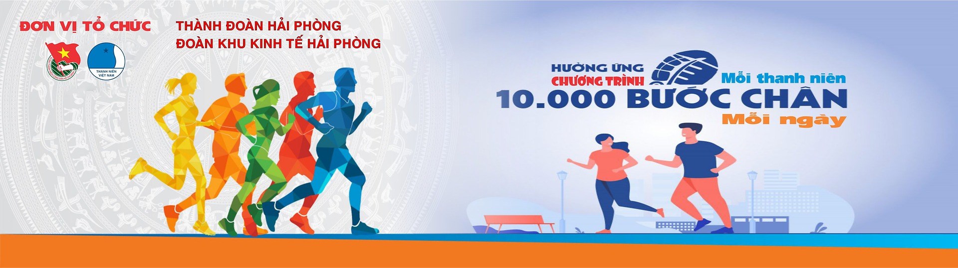 Đoàn khu kinh tế Hải Phòng hưởng ứng chương trình 10.000 bước chân mỗi ngày